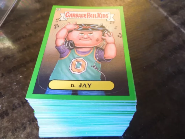 2012 Garbage Pail Kids Gpk Bns 1 Complete Green 110-Card Set Brand-New Series