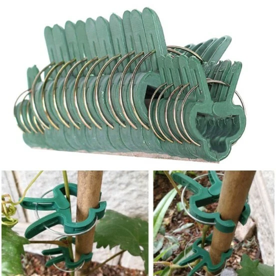 Ehuihuan 60-tlg Pflanzenclips Set - Rankhilfen Für Tomaten & Blumen