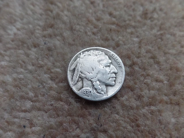 Old Collection American Coin 5 Cent 1930 -  21mm