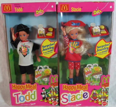 VTG HAPPY MEAL Todd 1993 Barbie - Twin Brother of Stacie NRFB #11475
