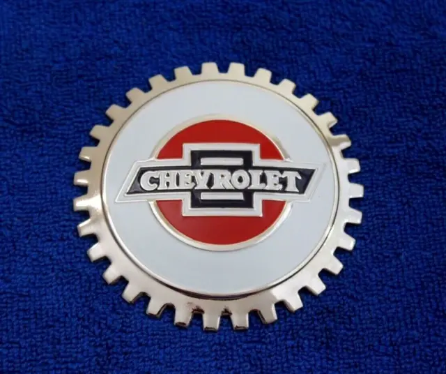 Chrome Chevrolet Bowtie Grille Badge Accessory Badge Topper GM SS Truck Plate