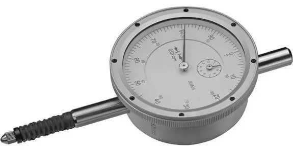 Messuhr 60 mm DIN 878 Wasser- und öldicht IP67 Metallgehäuse Ablesung 0,01