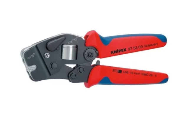 KNIPEX Selbsteinstellende Crimpzange für Aderendhülsen 97 53 09