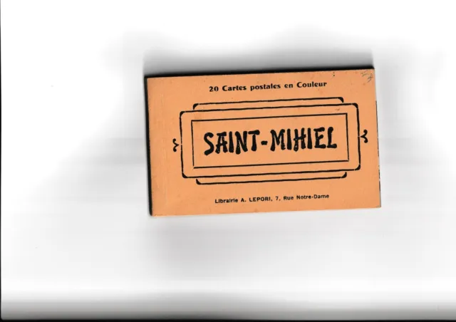2 carnets incomplets CPA SAINT-MIHIEL  55 (Meuse)