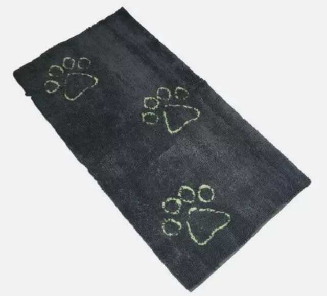 Dirty Dog Microfiber Paw Doormat - Muddy Mats For Dogs - Super Absorbent Dog Mat