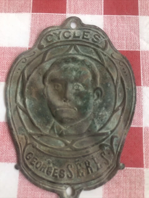 Plaque de vélo ancienne, ESPER
