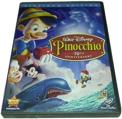 Pinocchio DVD platinum edition Walt Disney 70th anniversary