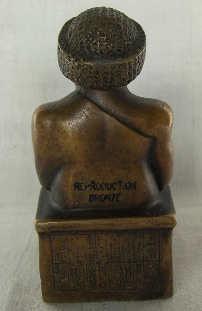 Statuette Carlin En Bronze - Style Antique - Aubaho - 10 X 9 X 7 Cm
