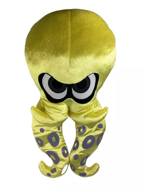 WR23 Splatoon 3 Die Cut Yellow Inkling Octopus Plush Stuffed 18" from Japan