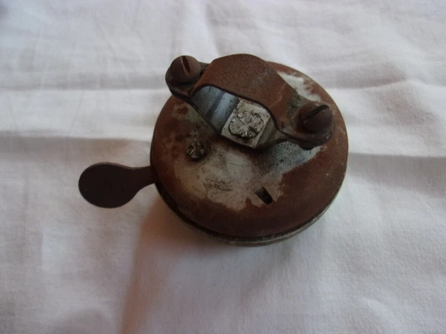 Sonnette Moto Acier Titane - Cloche Porte-bonheur Rétro - Pour Vélo Vintage - Cadeau Motard