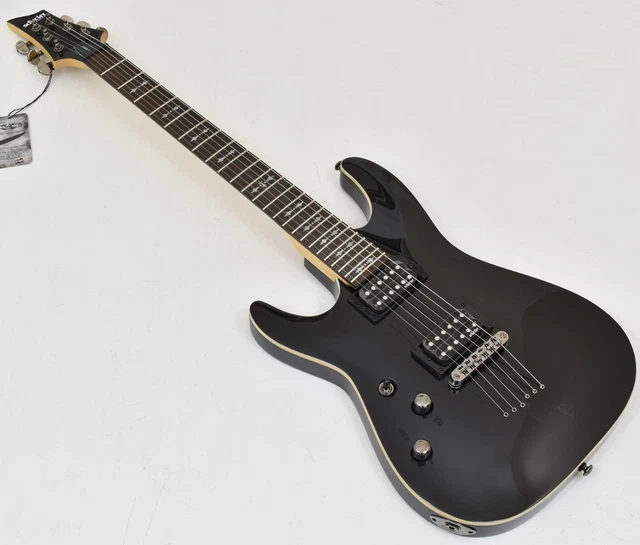 Schecter Omen-6 Left-Handed Guitar Gloss Black B Stock 1478