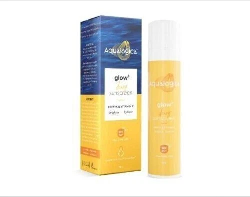 Aqualogica Glow + protezione solare rugiada 50 PA per protezione luce UVA/B e blu 50 g
