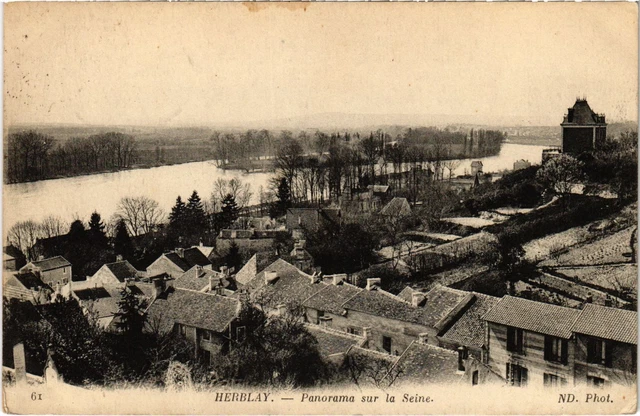 CPA Herblay Panorama sur la Seine FRANCE (1330394)