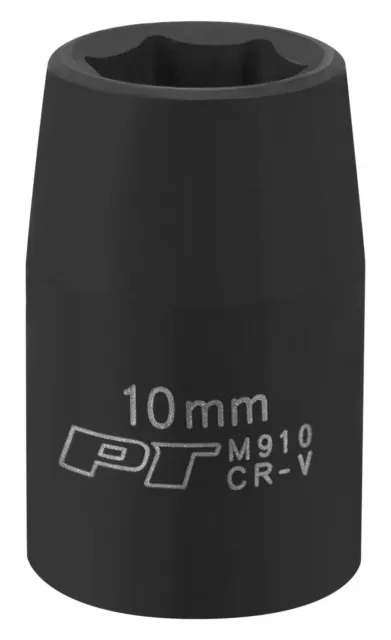 Performance Tool M910 3/8 Inch Drive 10mm 6pt Impact Socket