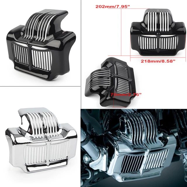 Copertura Raffreddatore Stock Oil per Harley Touring Electra Road Street Glide 2011-2015 yh