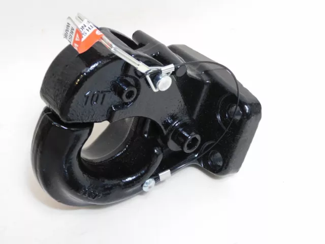 NEW-10 Ton PINTLE HOOK (20,000 LBS., 2-1/2" OR 3" LUNETTE RINGS) CURT 48210