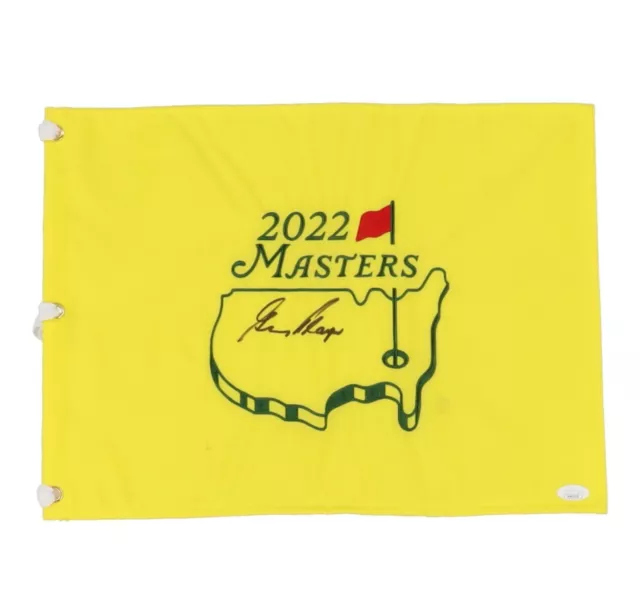 Gary Player Signed Masters Golf Pin Flag Autographed JSA