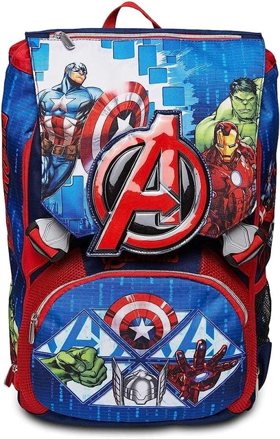 The Avengers Zaino Seven Estensibile Scuola Elementari, 28x40x13(+9)cm 28lt