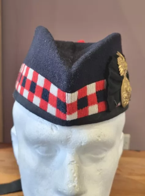 ORIGINAL BRITISH ARMY Royal Scots Fusiliers Glengarry Cap With Kc Badge ...