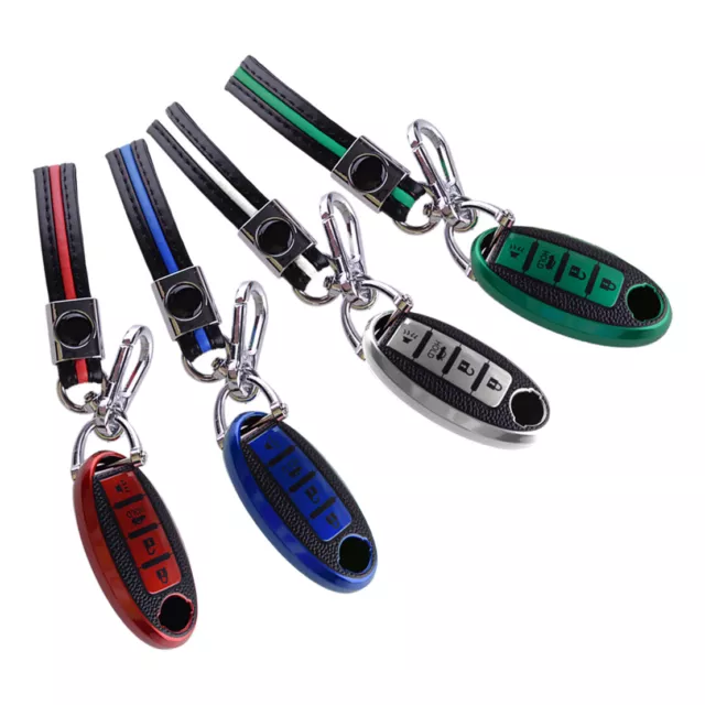 4 Button Car Remote Fob Key Cover Case Shell Keychain Fit For Infiniti/Nissan