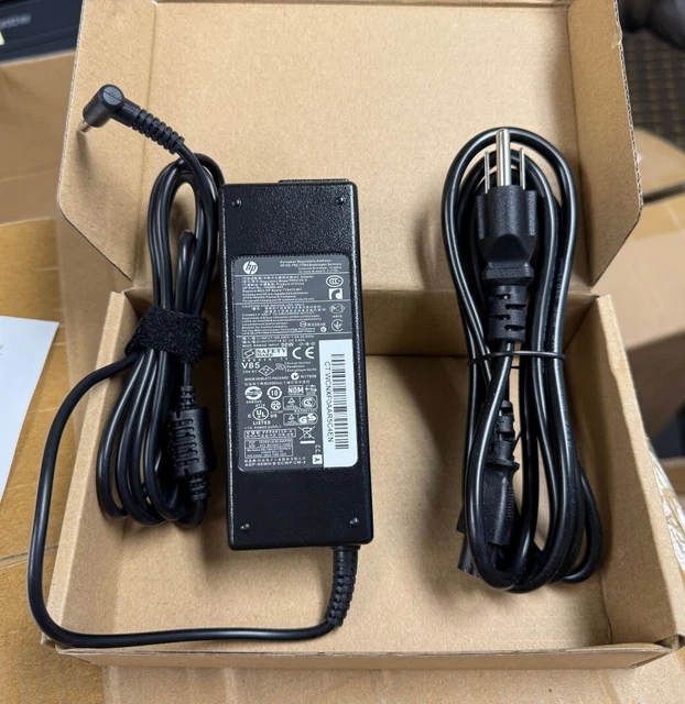 Genuine OEM 90W HP AC Adapter Charger Blue Tip 19.5V