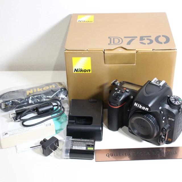 [Near Mint] Nikon D750 24.3MP Digital SLR Camera Body w/box