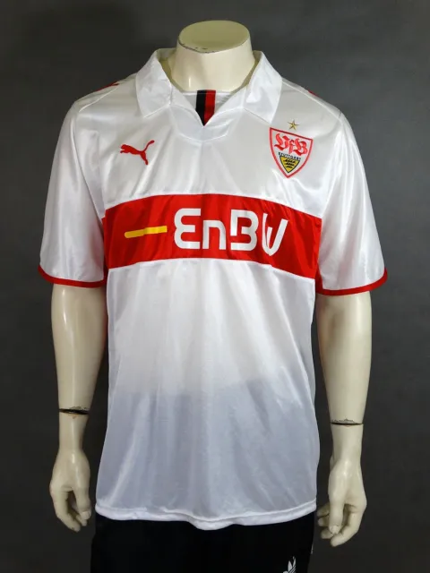 VfB Stuttgart Home Football Shirt Jersey Trikot 2008 2009 Puma 2XL XXL # 6 Humm