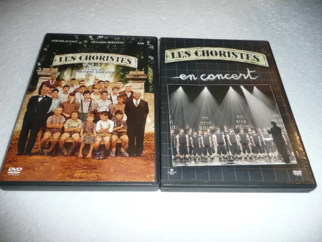 Dvd :  Les Choristes Le Film + Les Choristes En Concert / Lot De 2 Dvd