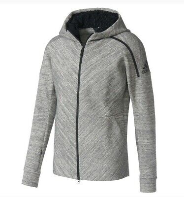 Adidas Junior Girls Z.N.E Comfy Full Zip Sweatshirt Hoodie Jacket
