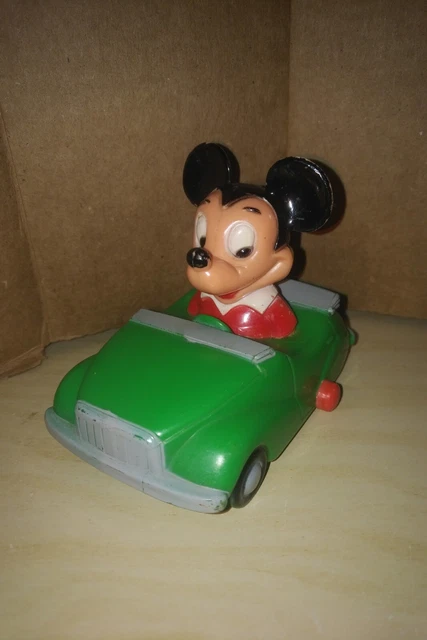 1970s Vintage MICKEY MOUSE Disney Kohner TRICKY RIDER TOY Works