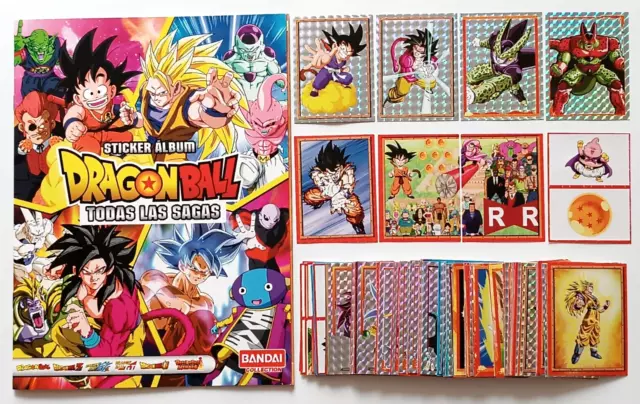 ALBUM DRAGON BALL All The Sagas - Sticker Full Set 233/233 PERU 2023 DBZ Goku