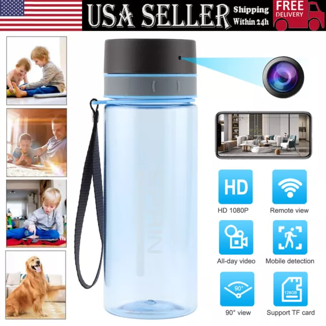 1080P HD WiFi Camera Sport Water Bottle Security Video Recorder IP Pinhole Cam