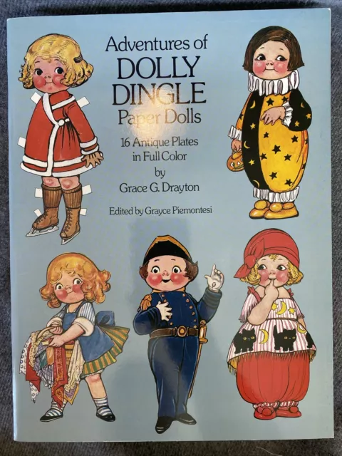 Adventures of Dolly Dingle Paper Dolls by Grace Drayton New Uncut Dover 1985
