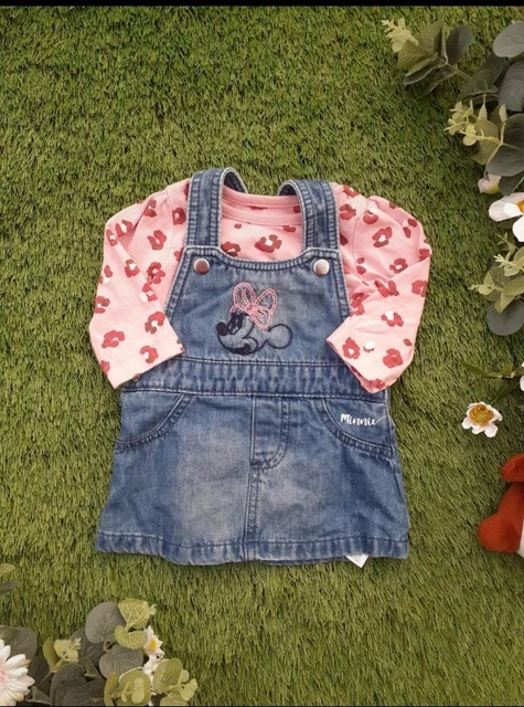 Tesco denim pinafore best sale dress