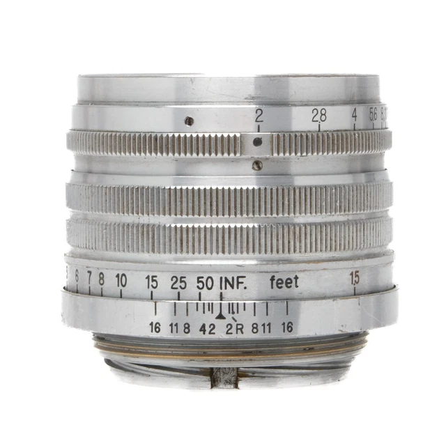 Nikon 5 cm f2 Nikkor-H en montaje de hilo Leica