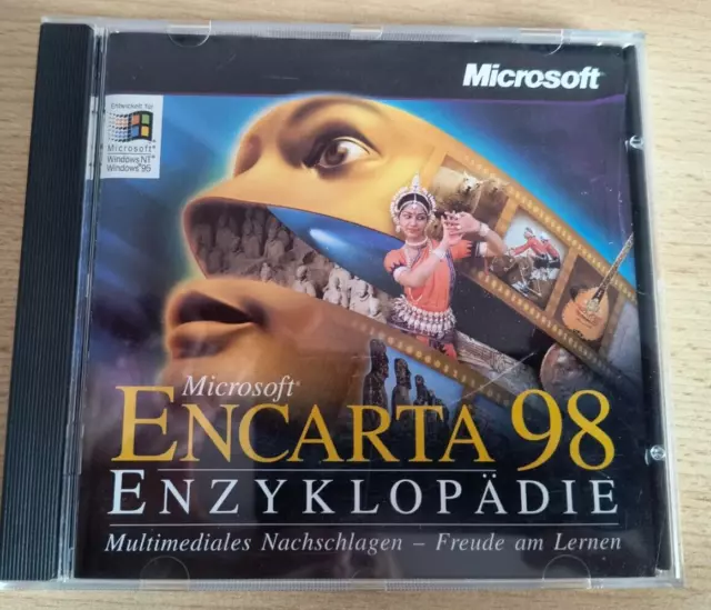 Microsoft Encarta 98 Enzyklopädie PC CD-ROM Deutsch