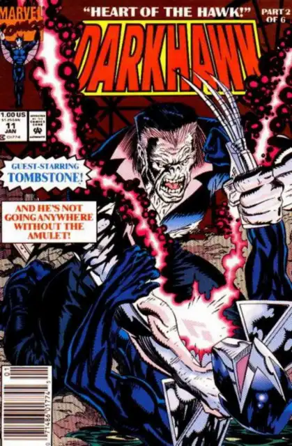Darkhawk #11 Newsstand Cover (1991-1995) Marvel Comics