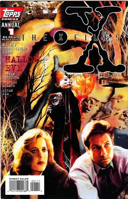 The X-Files Annual #1 "Topps Comics" Comic Book Ships with a Bag and Board