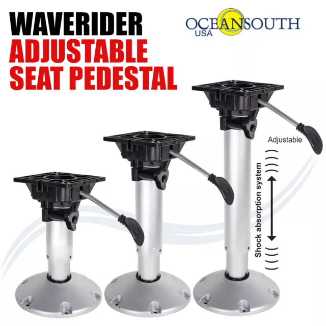 SHOCK ABSORBING ADJUSTABLE Waverider Boat Seat Pedestal $111.77 - PicClick