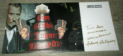 LIMITED ACCESS 2006 JOHNNY HALLYDAY carte membre VIP format carte téléphone LIMITED ACCESS 2006 JOHNNY HALLYDAY carte membre VIP format carte téléphone