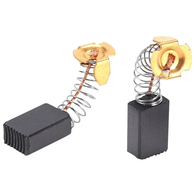 2 Pcs Electric Drill Motor Carbon Brushes 15 x 9 x 6mm S6P6