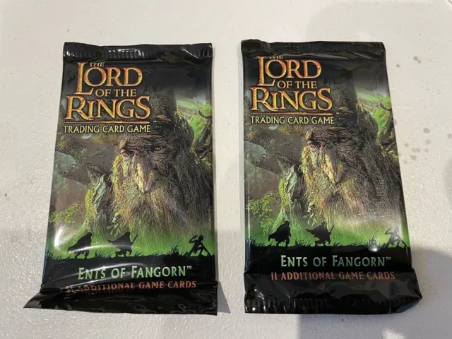 Lord of the Rings TCG CCG 2x Factory Sealed Ents of Fangorn Booster