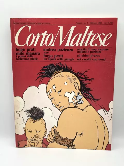 Corto Maltese - Anno 2 - N. 2 - Febbraio 1984 - Pratt Manara Pazienza - RIVISTA