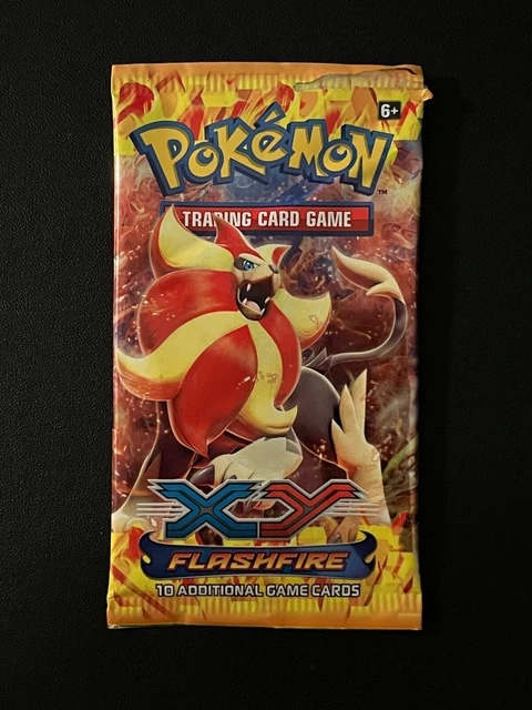 EMPTY XY Flashfire Booster Pack Box Pokemon Card