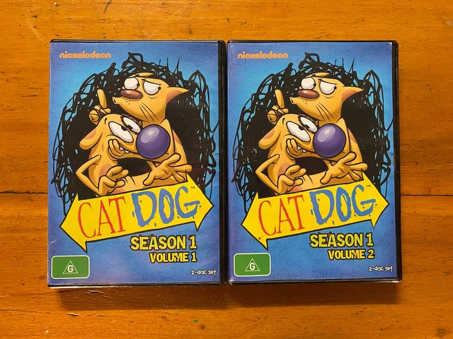 Cat Dog Season 1 Volume 1 & 2 Dvd Set Tv Series Cartoon Nickelodeon Region 4 Cat Dog Season 1 Volume 1 & 2 Dvd Set Tv Series Cartoon Nickelodeon Region 4