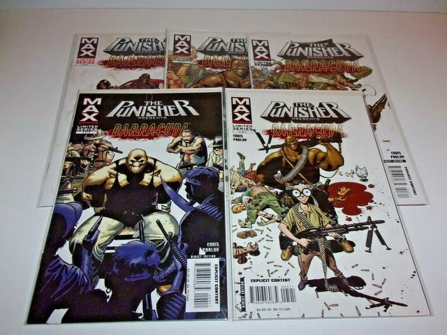 The Punisher Barracuda #1-5 Complete Limited Series Marvel Max 2005 The Punisher Barracuda #1-5 Complete Limited Series Marvel Max 2005