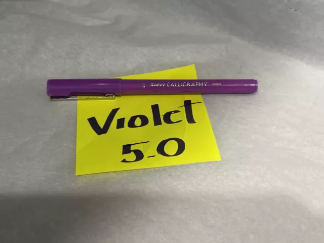 Marvy Calligraphy Pen 5.0 VIOLET