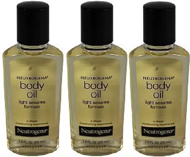 Neutrogena Body Oil, Light Sesame Formula, Sesame Oil, 1 Fl. Oz.(3 Pack)