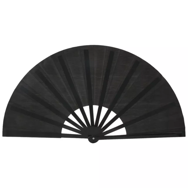 2 Pieces  Folding Fan Nylon Cloth Handheld Folding Fan Chinese   Tai 2892