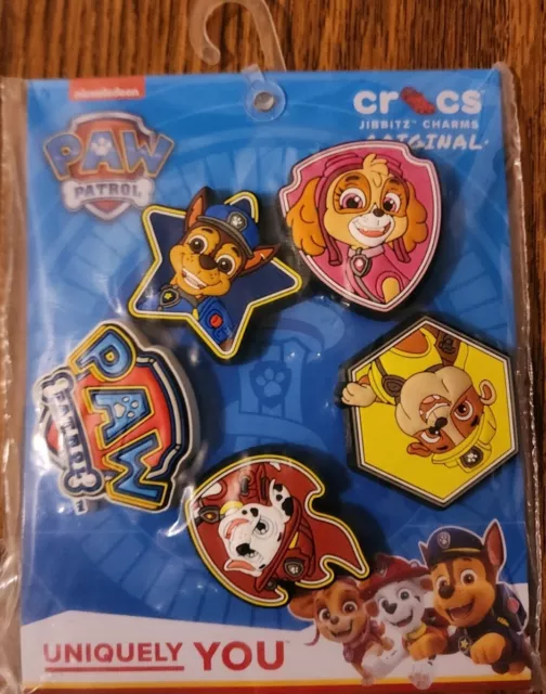 Uniquely You Jibbitz Charms Crocs 5 pack Paw Patrol